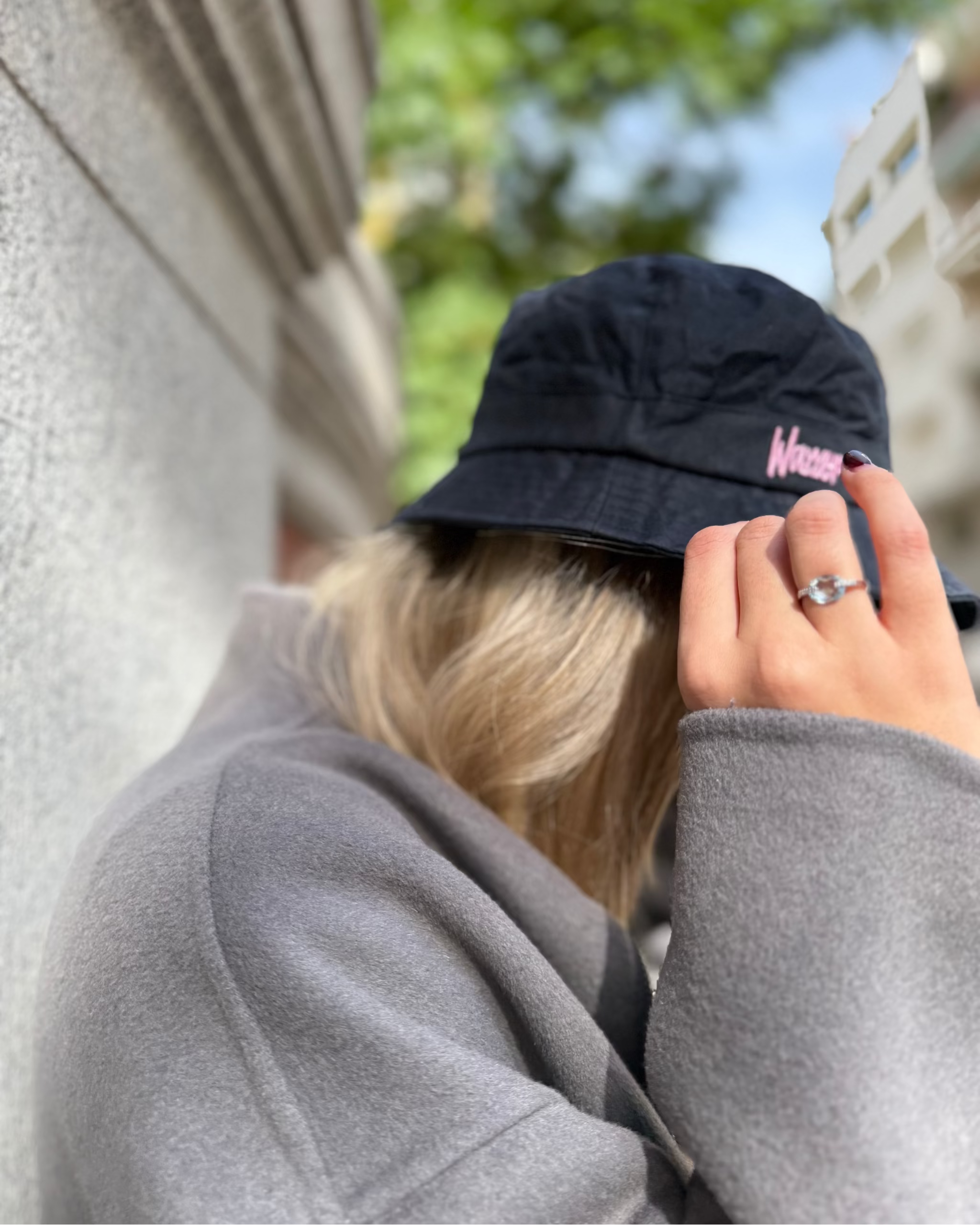 Bucket Encerado Azul Marino