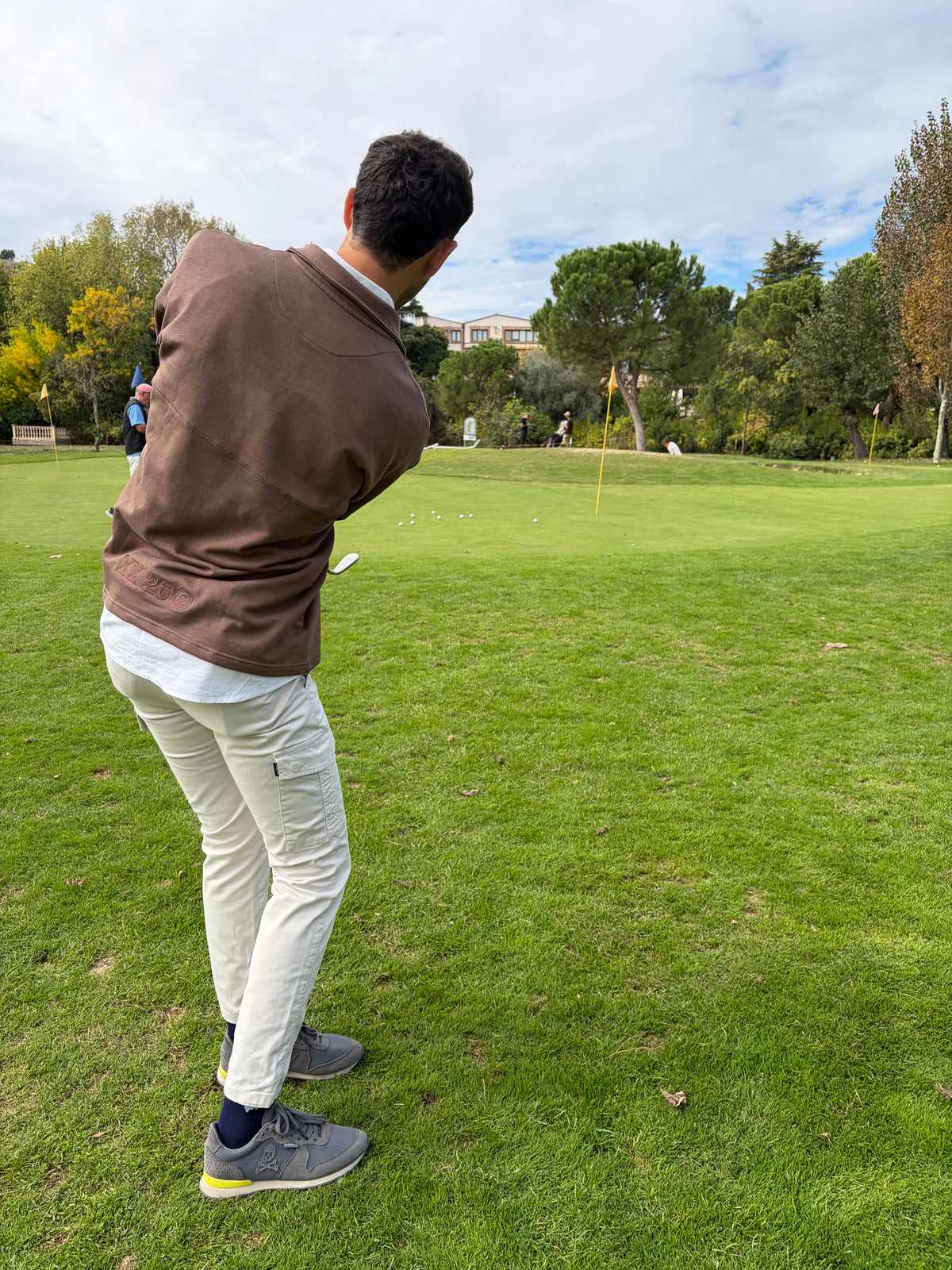 CLASSIC HERITAGE — BROWN LONG SLEEVE POLO