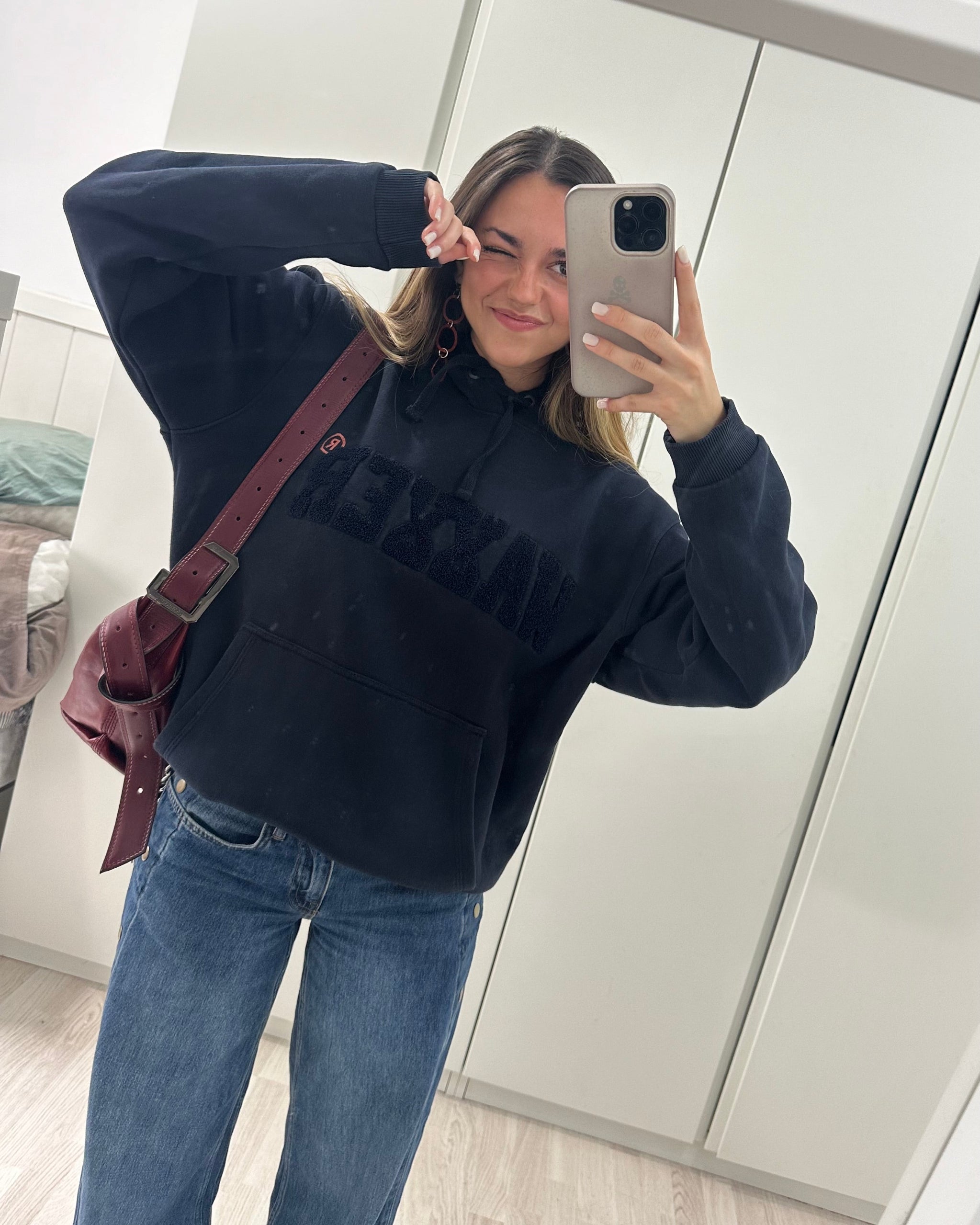 Sudadera Terry Azul Marino