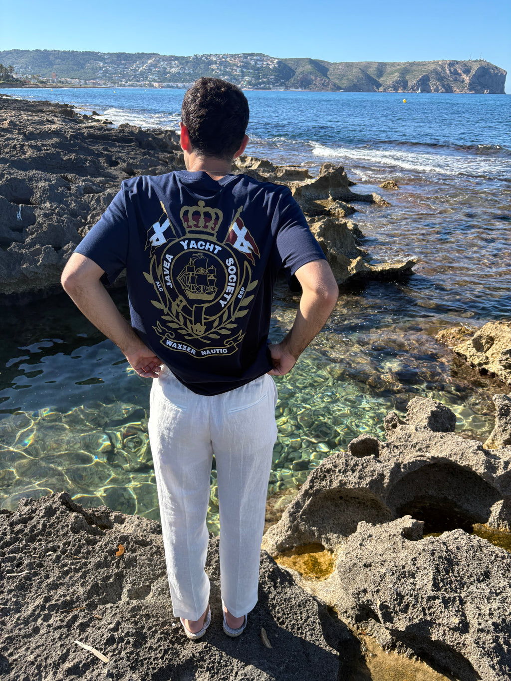 Javea Yatch Tee - Navy