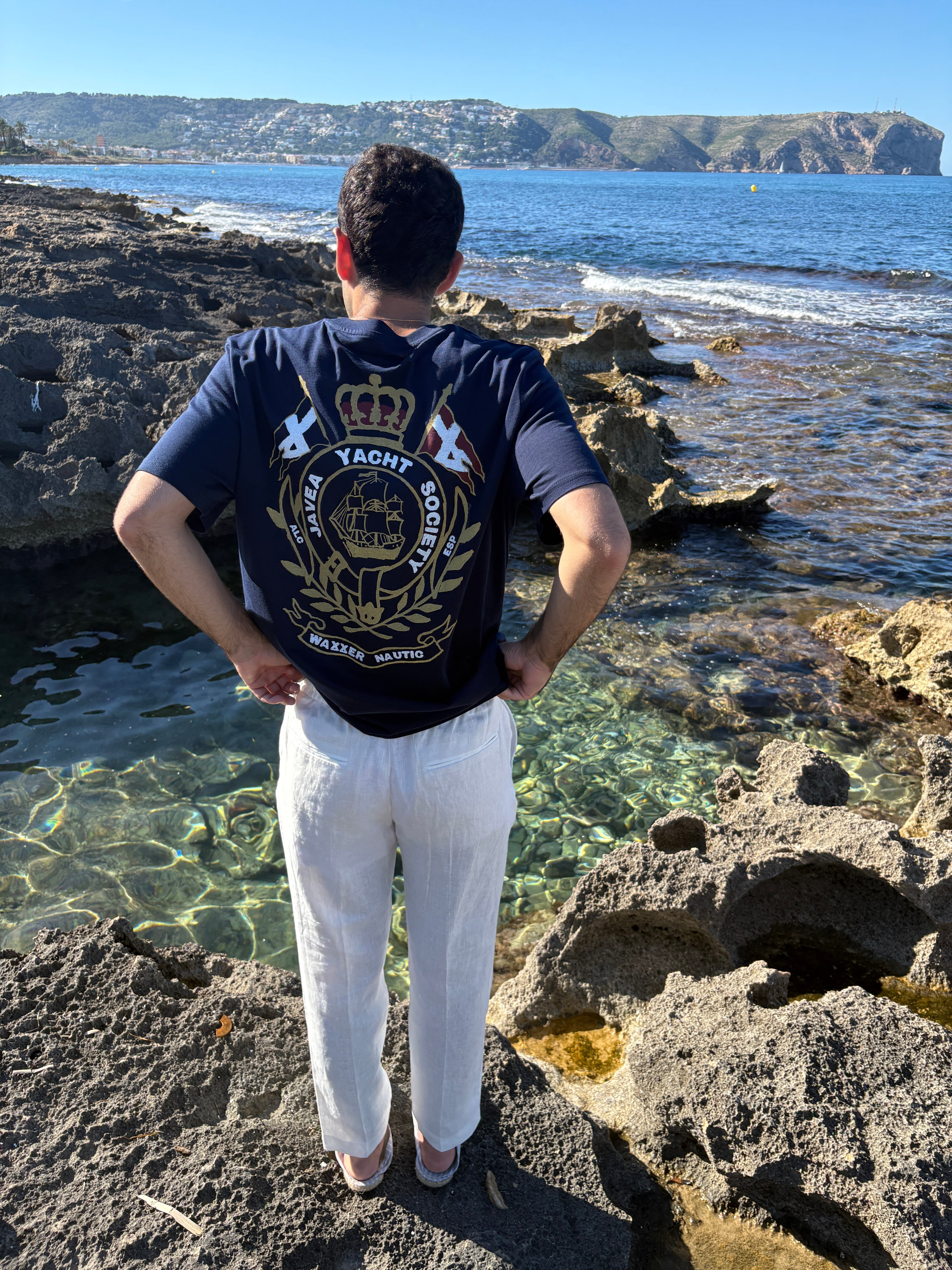 Javea Yatch Tee - Navy