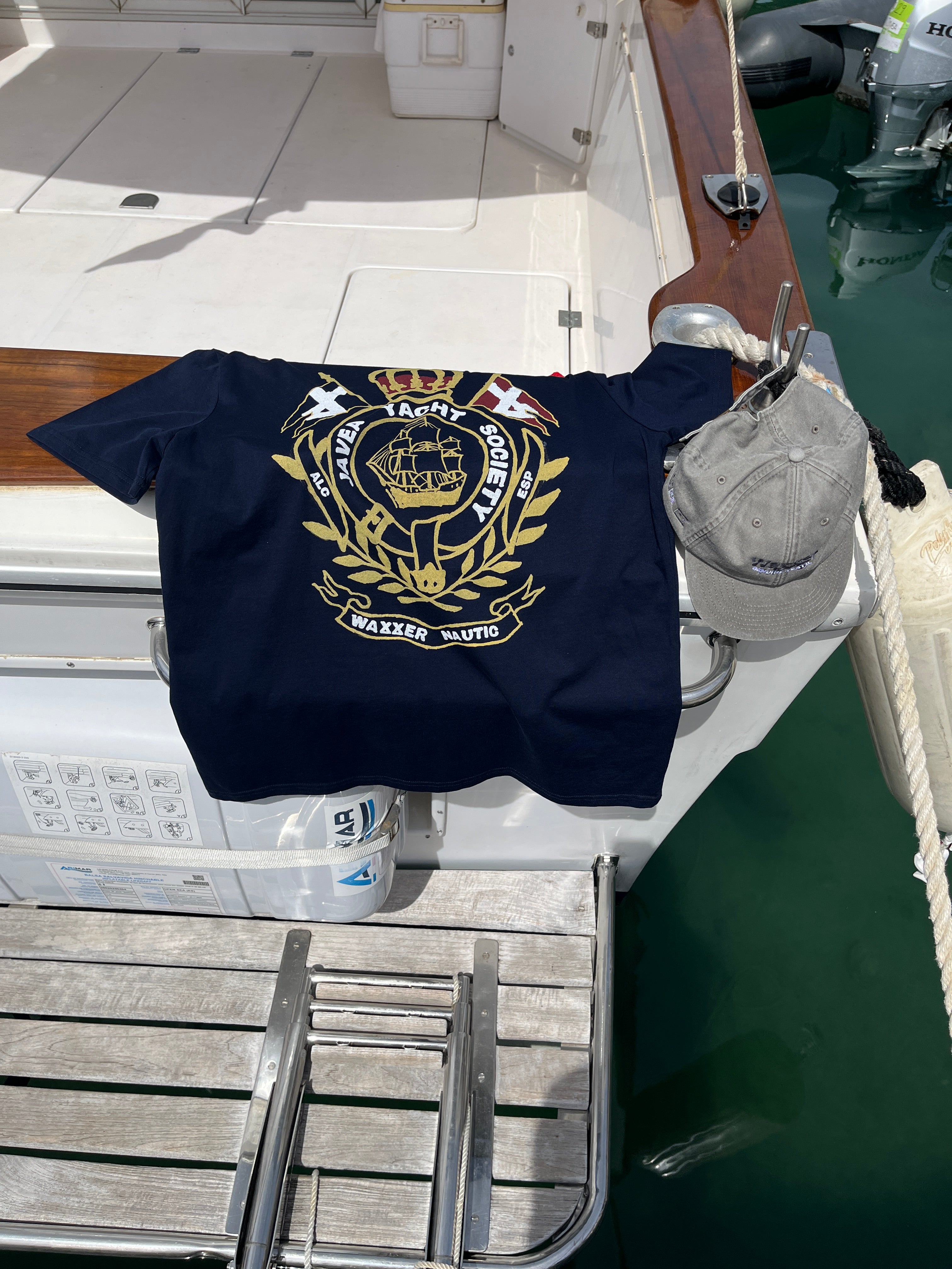 Javea Yatch Tee - Navy
