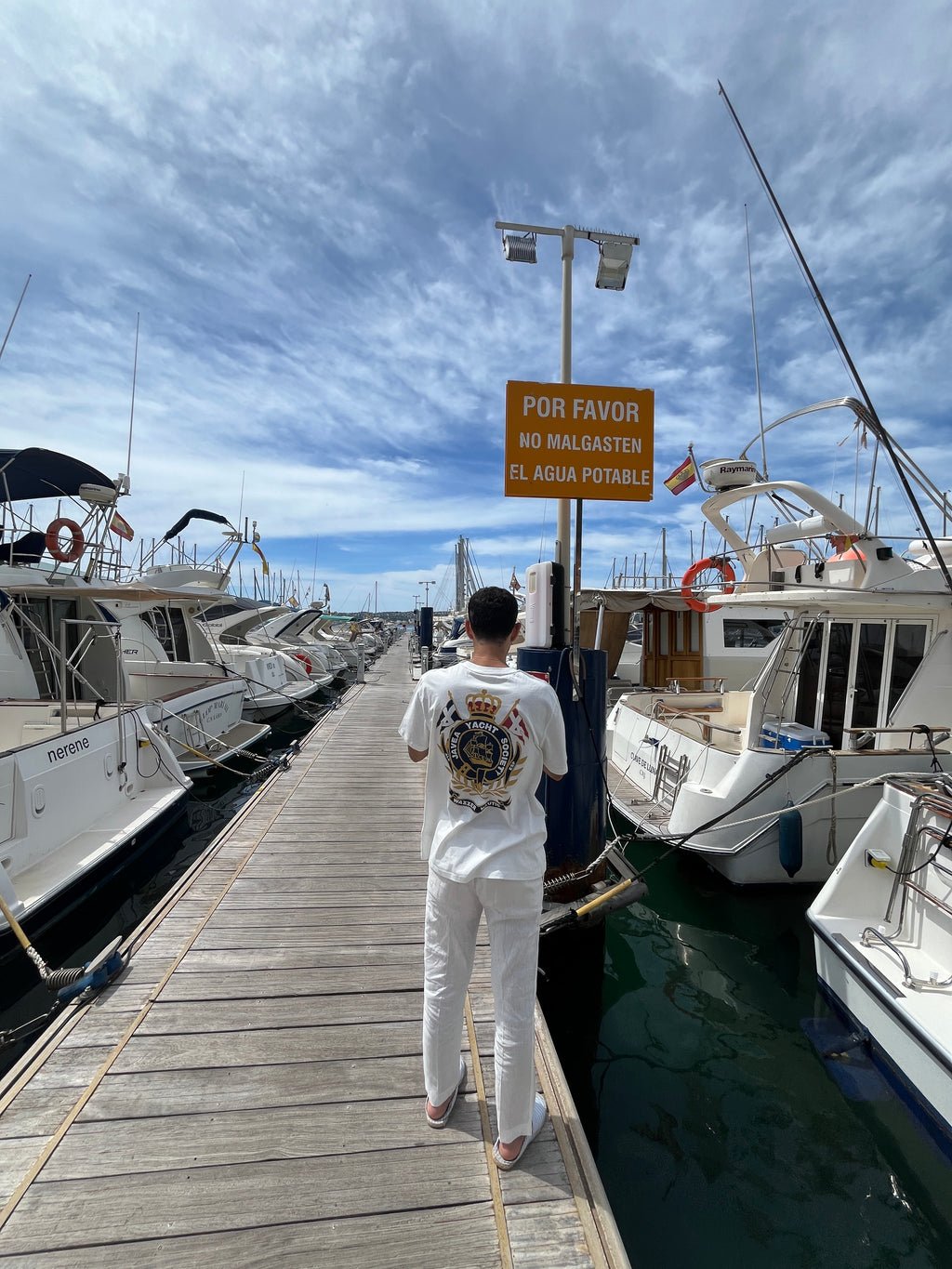 Javea Yatch Tee - White