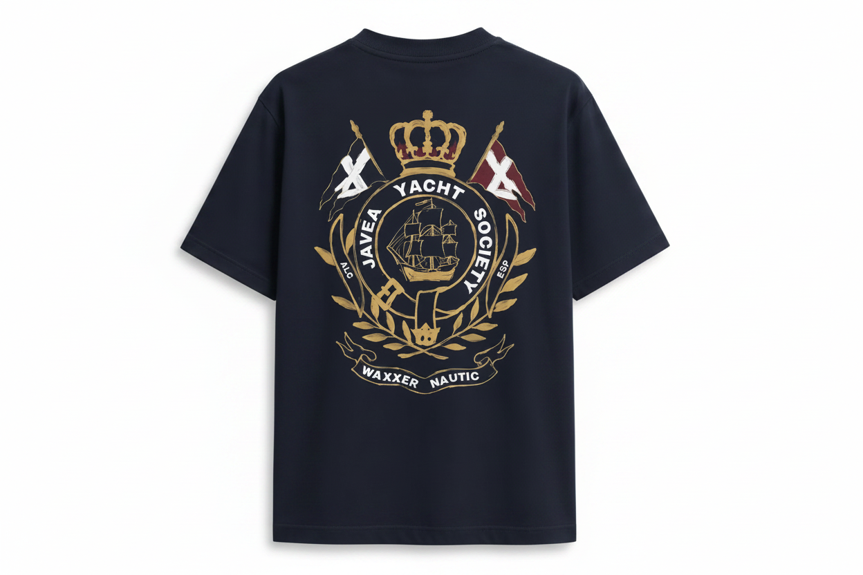 Javea Yatch Tee - Navy