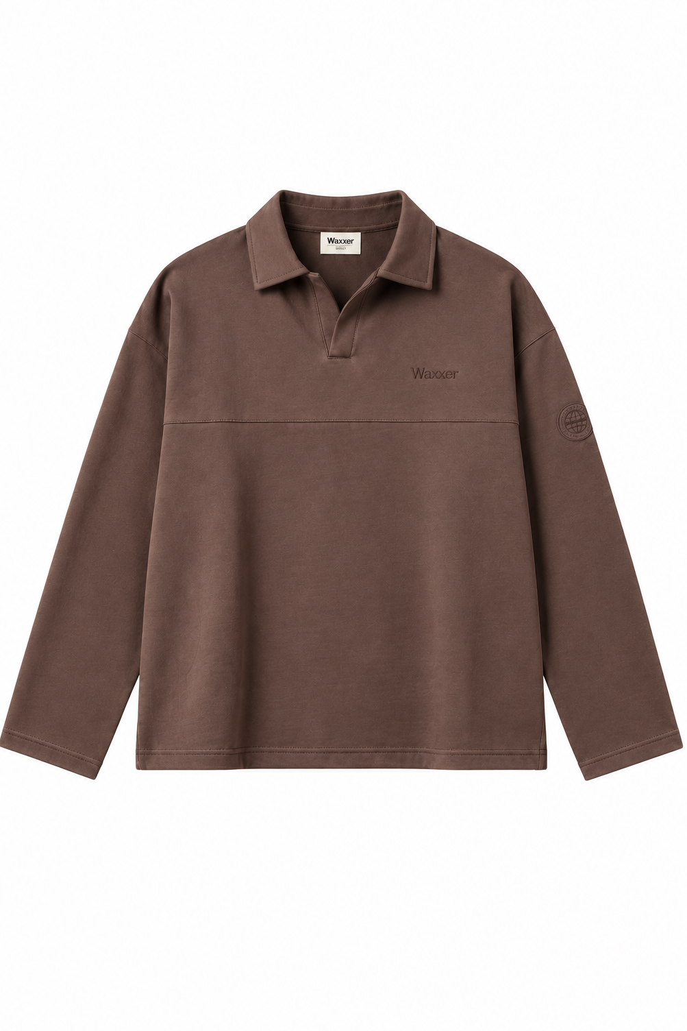 CLASSIC HERITAGE — BROWN LONG SLEEVE POLO